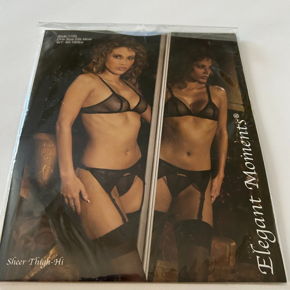 Elegant Moments Sheer Thigh Hi